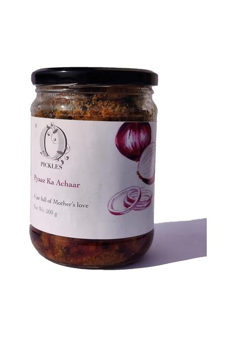 Opickles Traditional Pyaz Achaar With Homemade Handmade Taste Authentic Onion Pickle No Artificial Colours Flavours Or Preservatives Classic Recipes 500 Gram