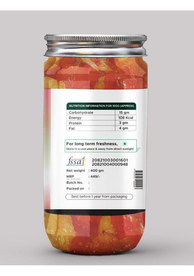 Achari Pickles Sweet Apple Bel Murabba Mix Mother Special 400 Gm Ghar Ka Achar