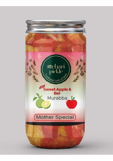 Achari Pickles Sweet Apple Bel Murabba Mix Mother Special 400 Gm Ghar Ka Achar