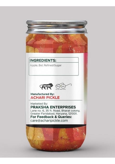 Achari Pickles Sweet Apple Bel Murabba Mix Mother Special 400 Gm Ghar Ka Achar