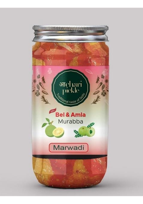 Achari Pickles Bel Amla Murabba Mix Marwadi 400 Gm Ghar Ka Achar