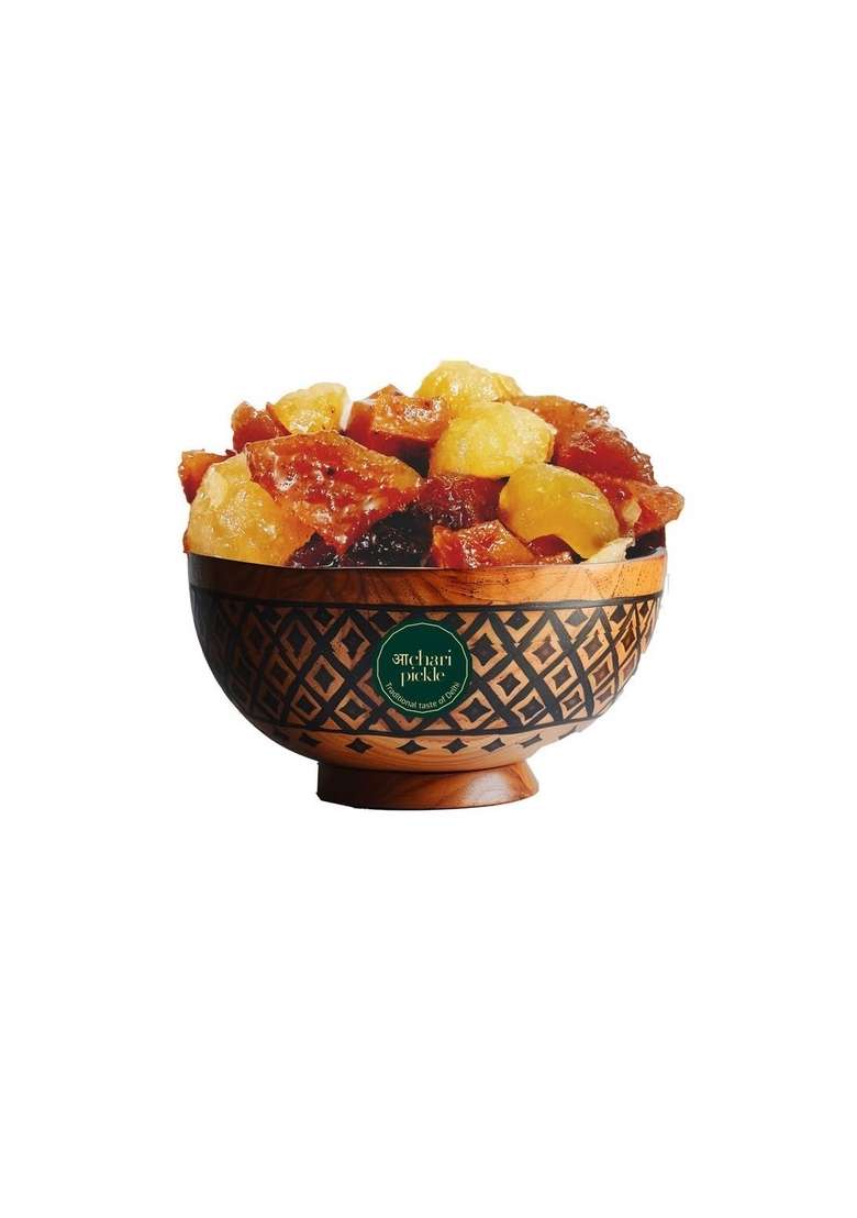 Achari Pickles Sweet Mango Pickle Amla Murabba Mix Banarasi 400 Gm Ghar Ka Achar - Indya