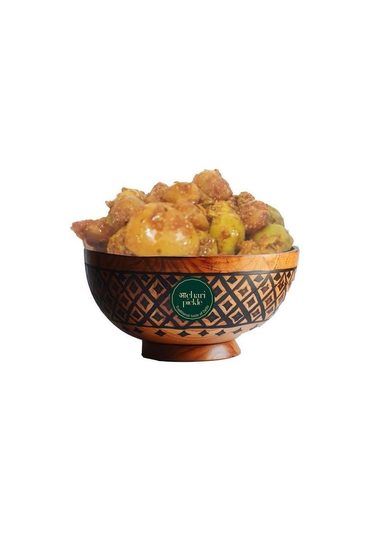 Achari Pickles Garlic With Gunda Lesua Mix Pickle Mother Special 400 Gm Ghar Ka Achar - Indya