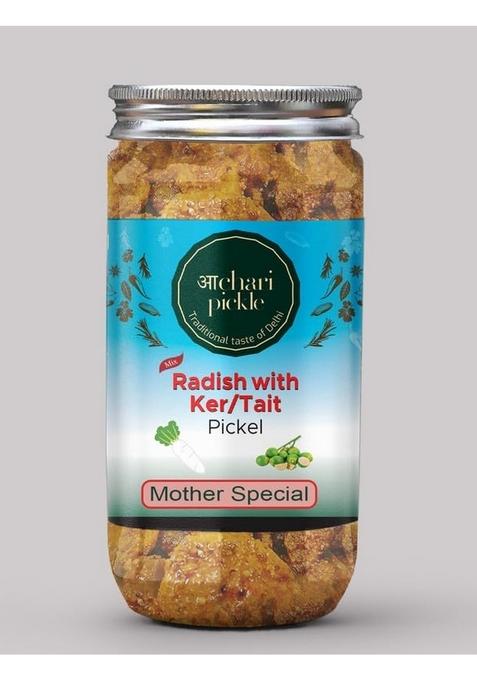 Achari Pickles Radish With Ker Tait Mix Pickle Mother Special 400 Gm Ghar Ka Achar
