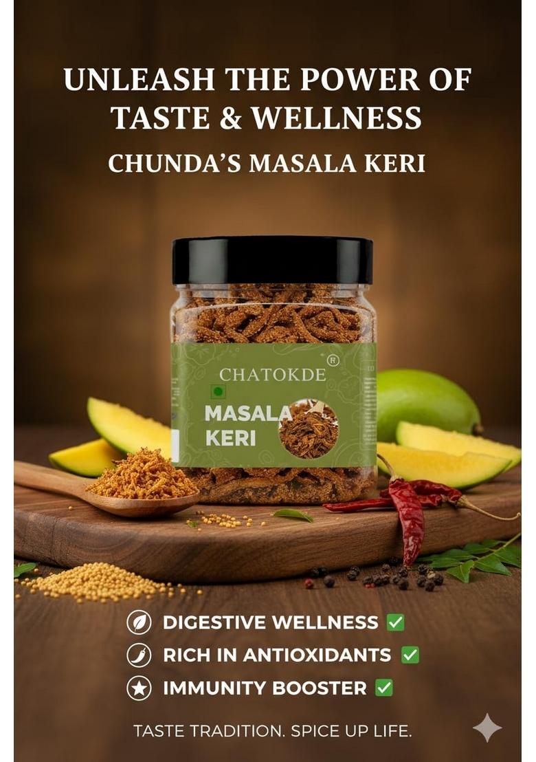 Chatokde Masala Kairi 300G Sour Dry Pickle Spicy Mango