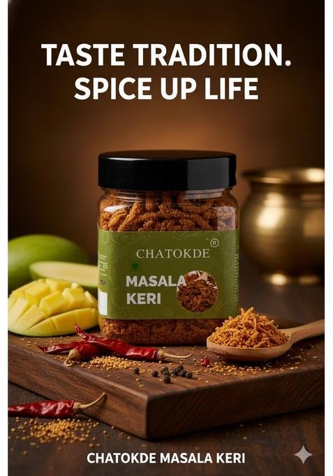 Chatokde Masala Kairi 300G Sour Dry Pickle Spicy Mango