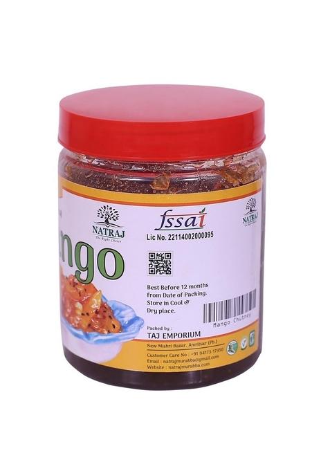 Natraj The Right Choice Sweet Mango Chutney Aam Ki | Homemade Oil Free Khatta Meetha Chunda Traditional Recipe 500G