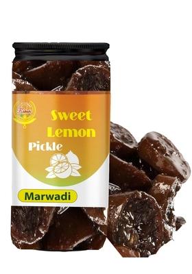Kababi Marwadi Sweet Lemon Pickle Khatta Meetha Nimbu And Sour Without Oil Lime Aged Ka Achar 400Gm Homemade Recipe Taste