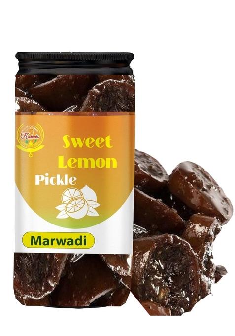 Kababi Marwadi Sweet Lemon Pickle Khatta Meetha Nimbu And Sour Without Oil Lime Aged Ka Achar 400Gm Homemade Recipe Taste