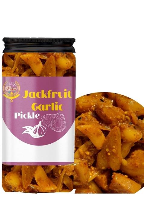 Kababi Marwadi Kathal Lehsun Ka Achar I Homemade Tasty Pickle 400 Gm Jackfruit Garlic Taste Bhi Health Organic