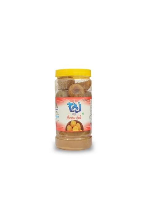 Kanshi Sohan Taj Brand Amla Murabba 1Kg | Naturally Preserved Indian Gooseberry Sugar Free Traditional Treat In Pet Jar