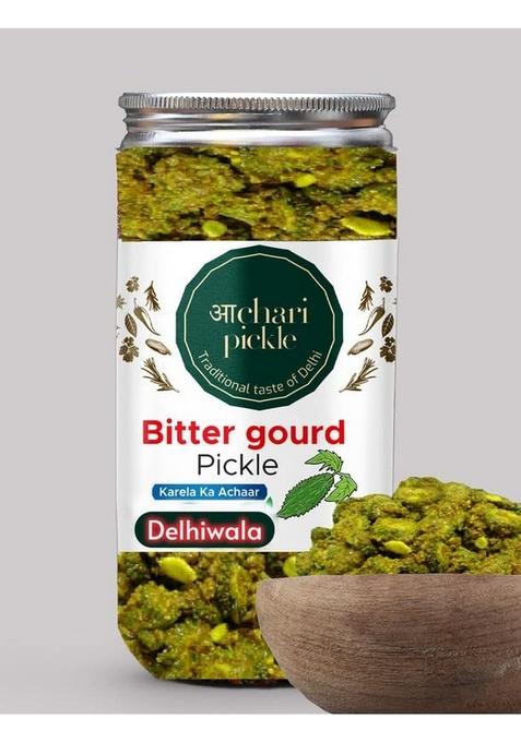 Achari Pickles Delhiwala Karele Bittergourd Pickle Homemade Ka Aachar 400G Mother’S Recipe | Organic North Indian Healthy Traditional Home Made Achaar