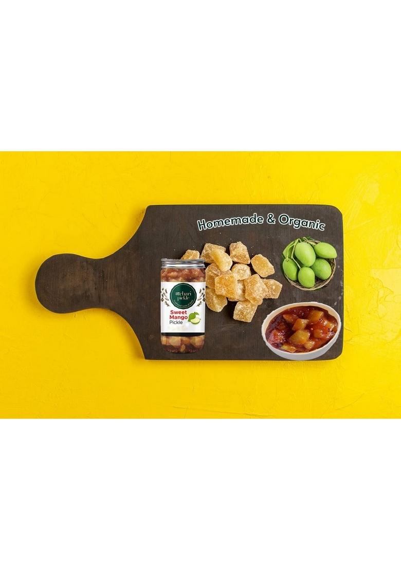 Achari Pickles Punjabi Sweet Mango 400Gm Murabba Galka Meetha Aam Ka Achar Mother’S Recipe | Organic North Indian Pickle| Traditional Home Made Achaar