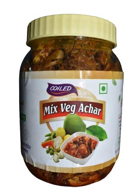 Coiled Gavai Swad Organic Homemade Mixed Pickle Mix Veg Ka Achar 1 Kg