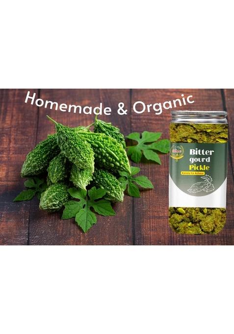 Kababi Lucknawi Karele Bittergourd Pickle Homemade Ka Aachar 400G Mother’S Recipe | Organic North Indian Healthy Traditional Home Made Achaar