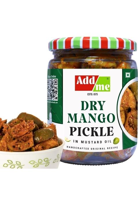 Add Me Ghar Ka Aam Sukha Achar 500 Gm Dry Mango Pickle Less Oil 500Gm Homemade Ready To Eat Foods Glass Pack