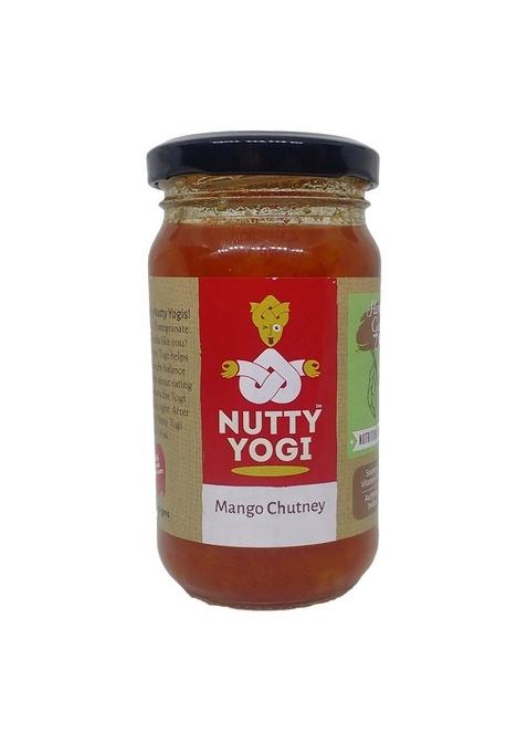 Nutty Yogi Mango Chutney | Homemade Style Aam No Added Preservatives Tangy Flavours 250 Gm