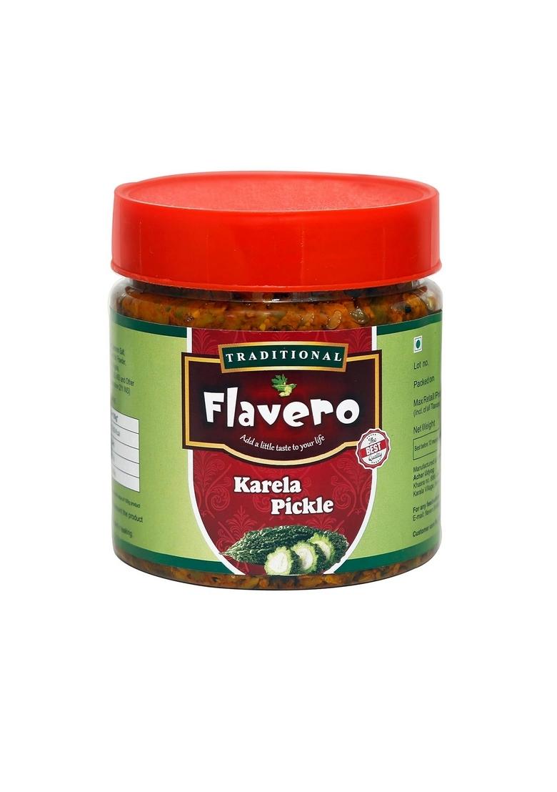 Flavero Karela Pickle Bittergourd 400Gm | Ka Achar Enjoy Our 22 Varieties Of Pickles Visit Store