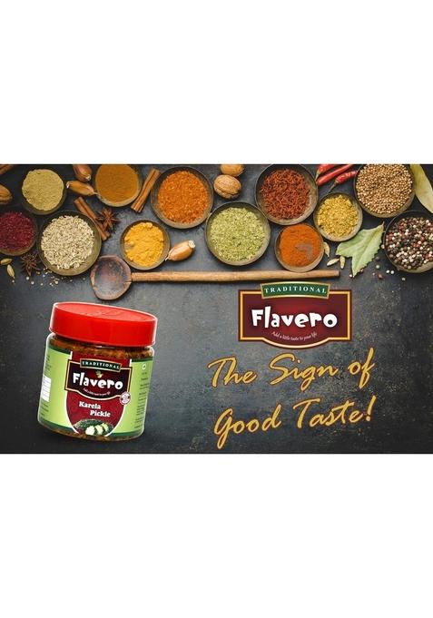 Flavero Karela Pickle Bittergourd 400Gm | Ka Achar Enjoy Our 22 Varieties Of Pickles Visit Store
