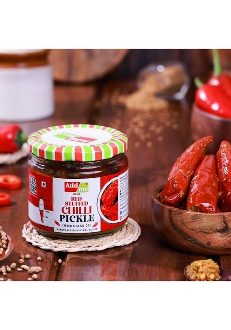 Add Me Rajasthani Red Stuffed Pickle Bharwa Lal Mirch 300Gm Mix Achar Homemade Mixed Supreme Mango Chilli Lemon Carrot Ker Ginger Karonda Lasoda Fruit