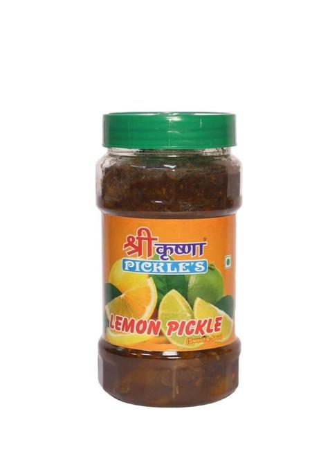 Shri Krishna Pickles Lemon Pickle Sour | Khatta Meetha Sweet And Nimbu Achar |Homemade No Preservatives Made With An Authentic Recipe 1 Kg