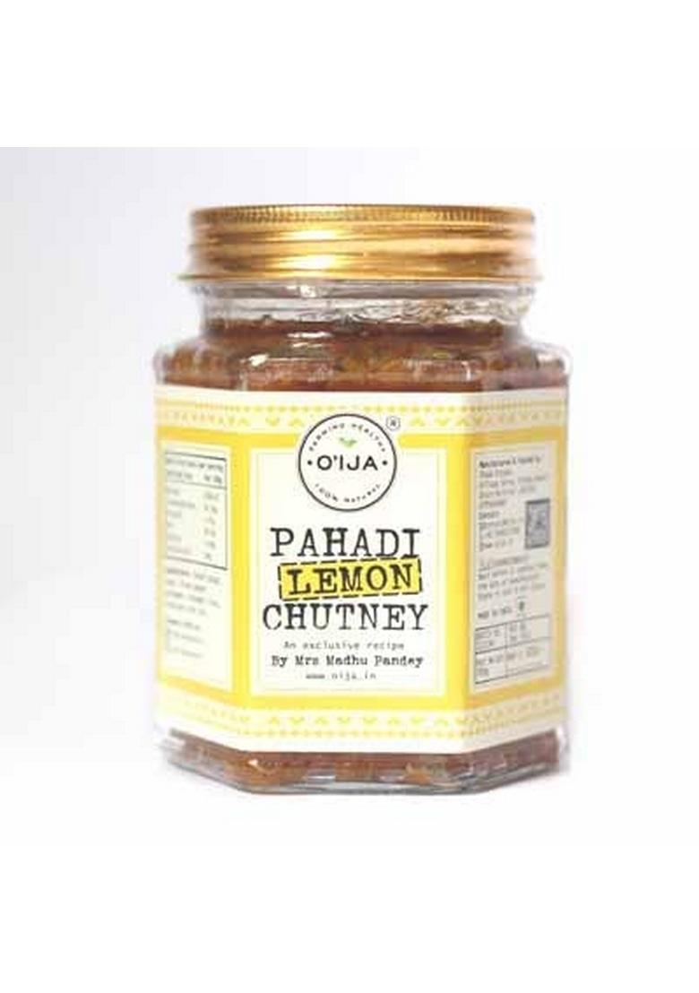 O'Ija Oija Pahadi Lemon Chutney 100 Natural Preservatives Free Handmade Nimbu