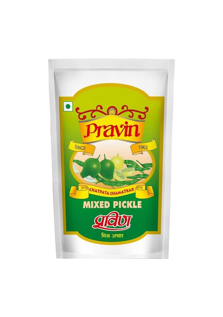 Pravin Mixed Pickle 600G 200G 3Pc - Indya