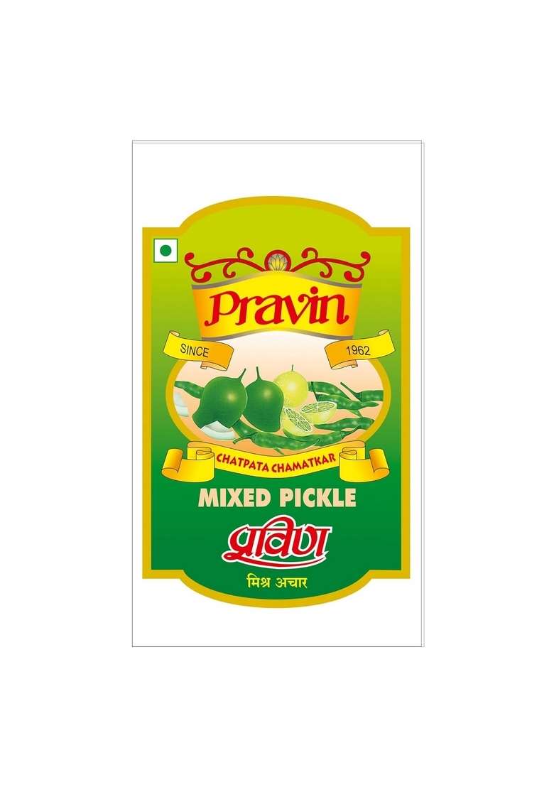 Pravin Mixed Pickle 600G 200G 3Pc - Indya