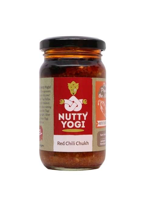 Nutty Yogi Red Chilli Chukh Pickle Chilly Spicy Ethnic 250Gm Pack Of 1
