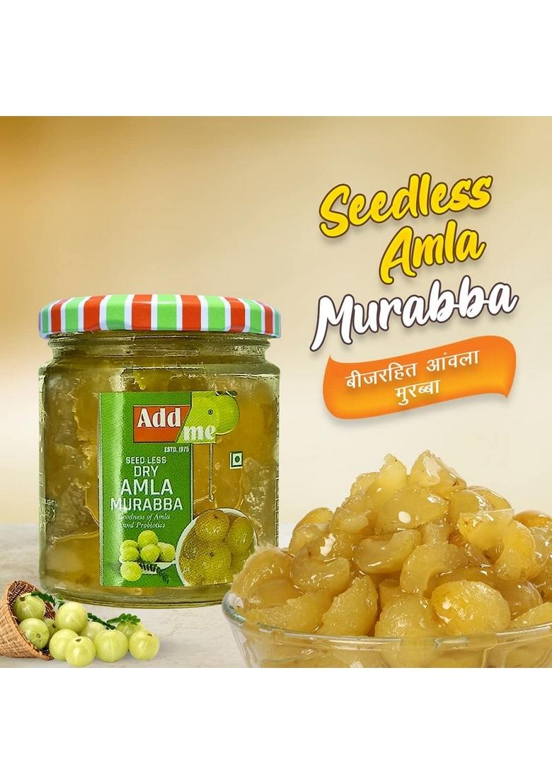 Add Me Seed Less Dry Amla Murabba Without Syrup Immunity Boosters Rajasthani Mix Achar Homemade Mixed Pickle 200 Gm Each Combo Gift Pack Glass Jar
