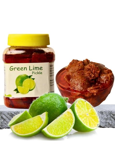Bhagya'S Recipe Homemade Green Lime Pickle 250G | Bhagya' Gul Nimbu Achar With Natural Ingreients No Preservative Additive 250 G 1