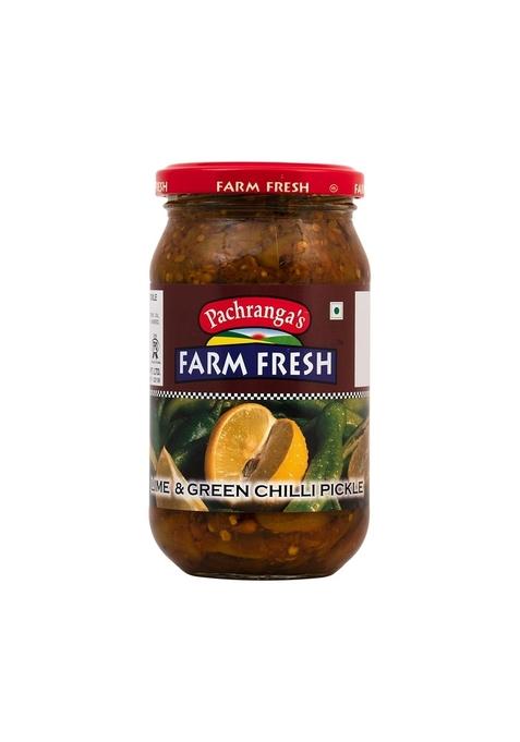 Pachranga’S Farm Fresh Pachranga'S Lime Green Chilli Pickle 400Gm