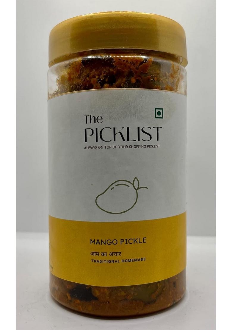 The Picklist Mango Pickle | Aam Ka Achar Tangy Traditional Homemade Recipe Using Pure Mustard Oil Ghar 350G