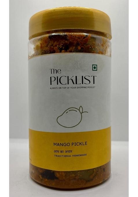 The Picklist Mango Pickle | Aam Ka Achar Tangy Traditional Homemade Recipe Using Pure Mustard Oil Ghar 350G