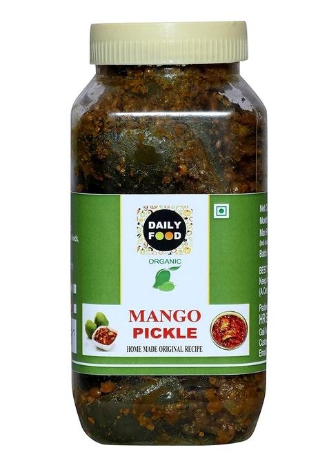 Daily Food Home Made Hand Mother Khada Masala Se Bana Organic Ramkela Rajasthani Mango Pickle Masaledar 400 Gm