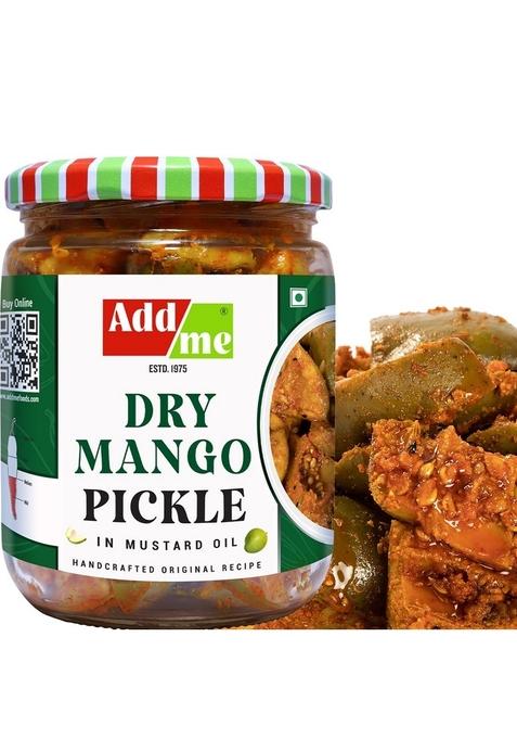 Add Me Stuffed Green Chilli Pickle Dry Mango Sukha Aam Ka Achar 500Gm Each Rajasthani Indian Pickles Achaar Glass Pack