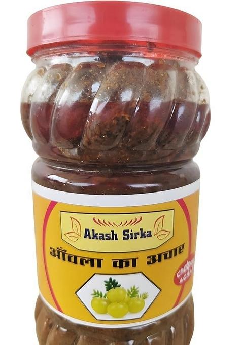 Akash Sirka Amla Pickle 1Kg Traditional Indian Gooseberry Achar