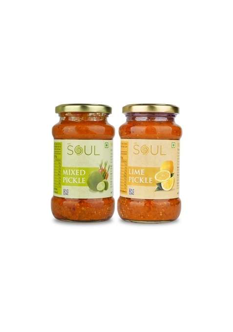 Adf Soul Mixed Pickle And Lime Infused In Sunflower Oil 380 Gm Each