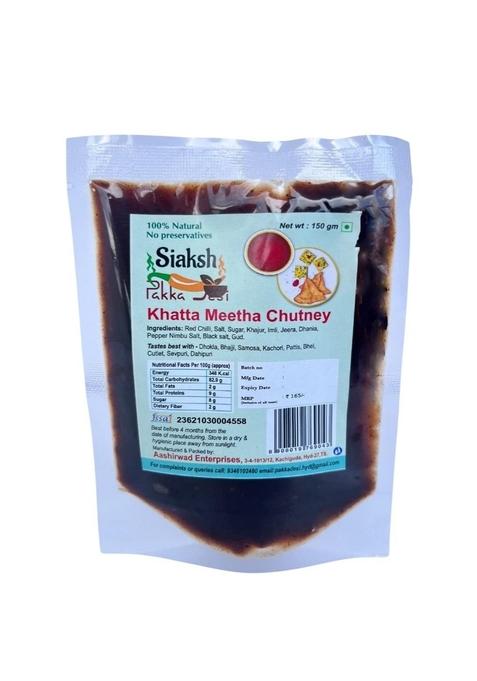 Siaksh Khatta Meetha Chutney 150Gm