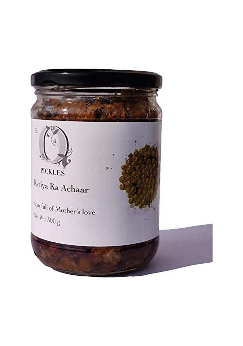 Opickles Homemade Achar | Handmade Pickles Jalpai Ka Achaar Keriya Indian Olive Pickle Tenti Dela Chemical Free No Preservatives 500 Grams