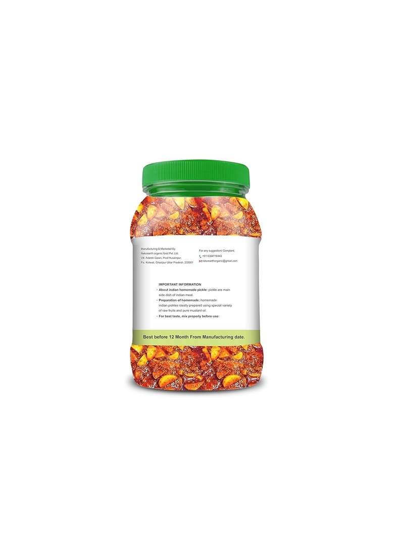 Naturearth 100 Natural Amla Amda Green Chilli Pickle 600 G Primium Quality Achar - Indya