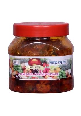 Sun Grow Home Made Organic Punjabi All In One Taste Mixed Veg Pickle 500Gm The Orignal Love Is Eating Grandma S घर का स्वाद पचरँगा मिश्रित अचार