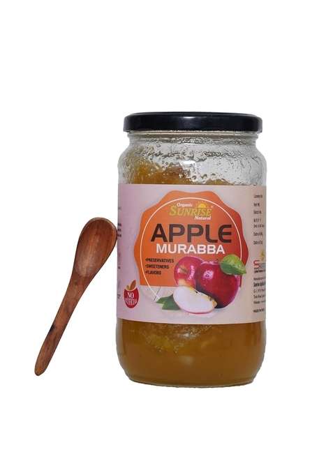 Sunrise Agriland Development Research Pvt Ltd Homemade Apple Murabba – 800Gm | Natural High In Vitamin C Fibre Hygienically Packed