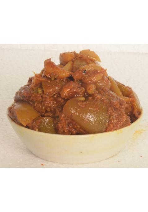 Achari Pickles Marwadi Lemon Garlic Pickle Homemade Neembu Lehsun Ka Aachar 400G Organic North Indian | Healthy Traditional Home Made Achaar