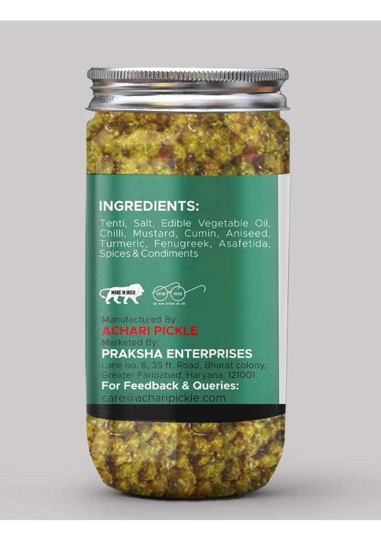 Achari Pickles Banarasi Ker Tenti Pickle Homemade Fresh Teinti Ka Aachar 400G Organic North Indian | Healthy Traditional Home Made Achaar