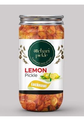 Achari Pickles Lucknawi Lemon Pickle Homemade Fresh Neembu Ka Aachar 400G Mother