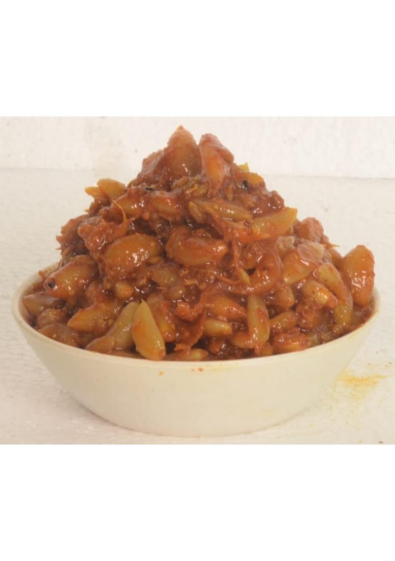 Achari Pickles Lucknawi Garlic Pickle Homemade Fresh Lehsun Ka Aachar 400G Organic North Indian | Healthy Traditional Home Made Achaar