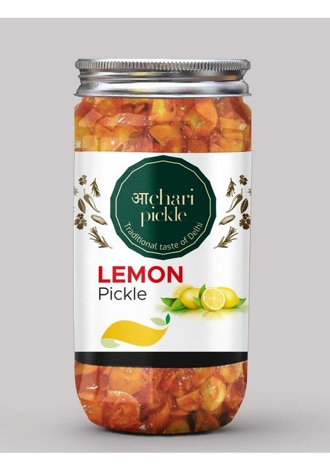 Achari Pickles Lemon Pickle Homemade Fresh Neembu Ka Aachar 400G Organic North Indian | Healthy Traditional Home Made Achaar