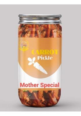 Kababi Mother Special Carrot Pickle Homemade Fresh Gaajar Ka Aachar 400G Mother’S Recipe | Organic North Indian Healthy Traditional Home Made Achaar