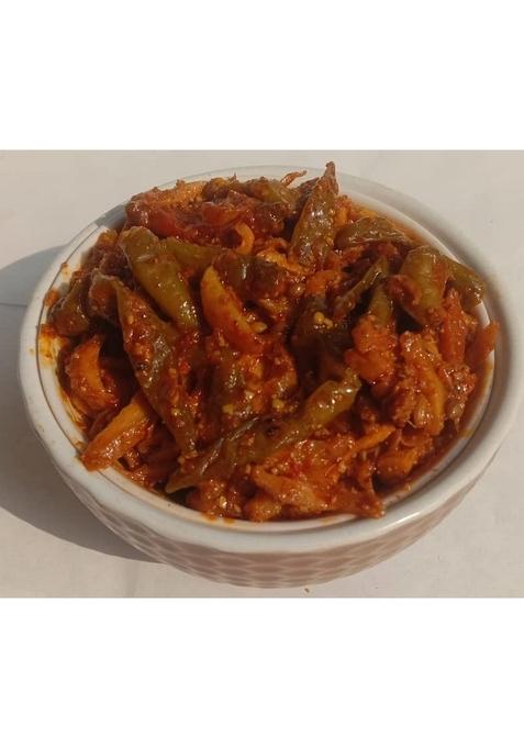 Kababi Marwadi Ginger Green Chilli Pickle Homemade Adrak Harimirch Aachar 400G Mother’S Recipe | Organic North Indian Healthy Traditional Home Made Achaar